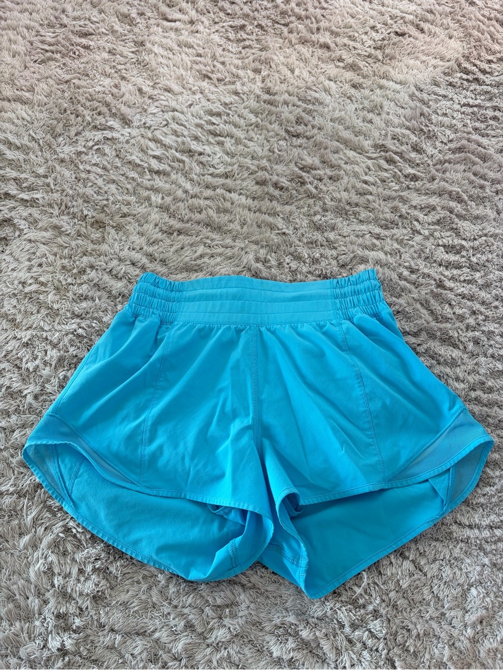 Light Blue Lululemon Shorts Size 4